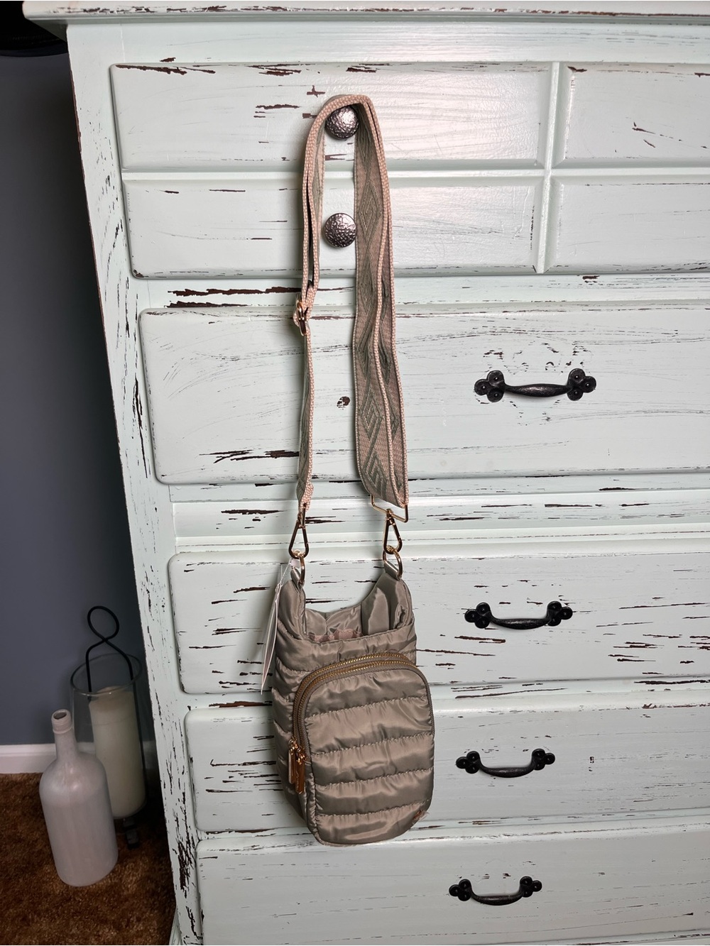 Wanderfull Crossbody Messenger Bag in Green. New with tags.